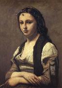 Corot Camille The woman of the pearl oil painting picture wholesale